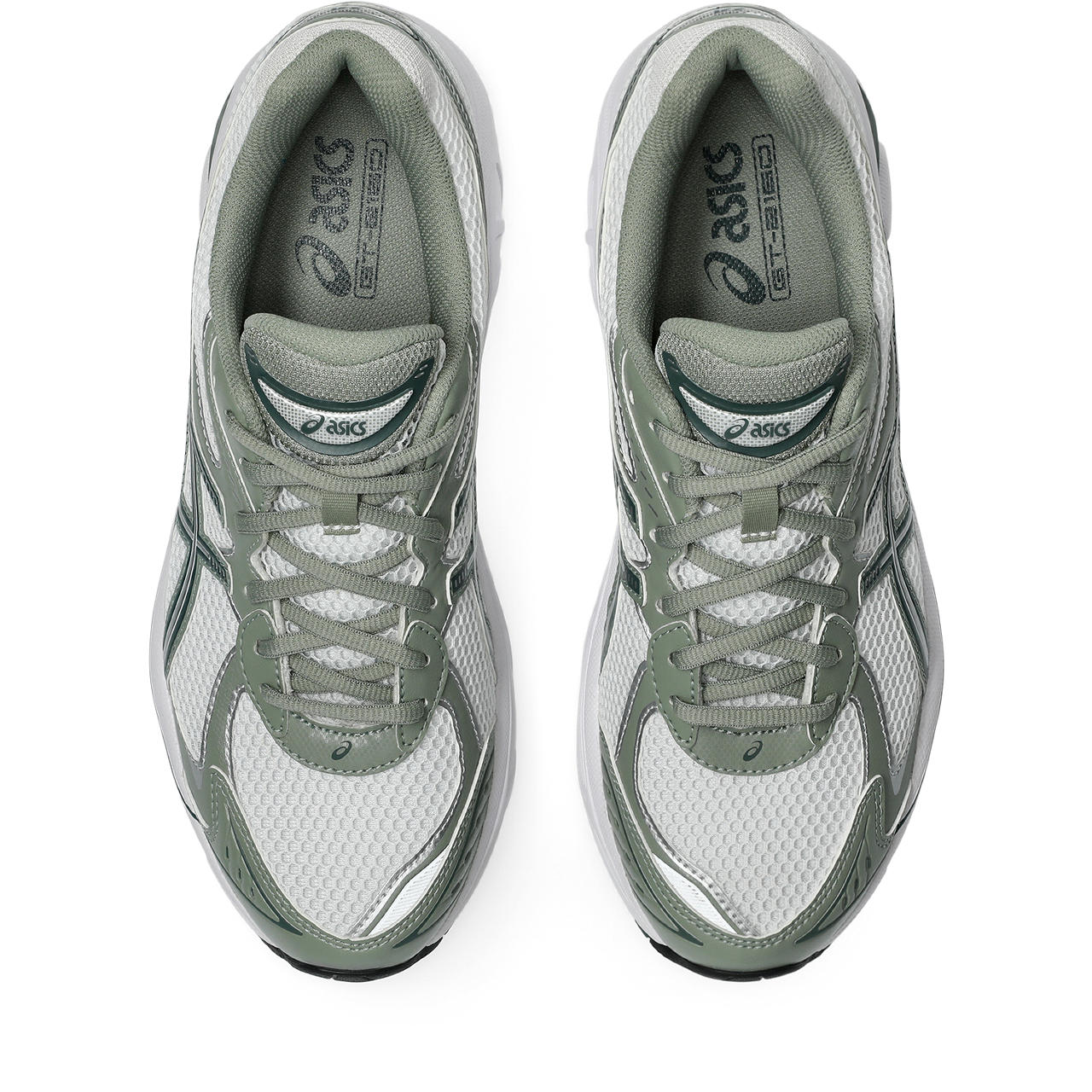 Asics Gel 2160 White Ash Green VUE D'en haut