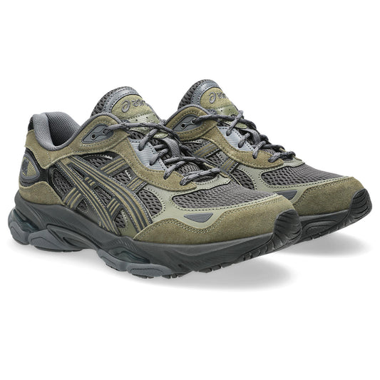 Asics Gel NYC 2.0 Graphite Grey Loden Green vue de biais