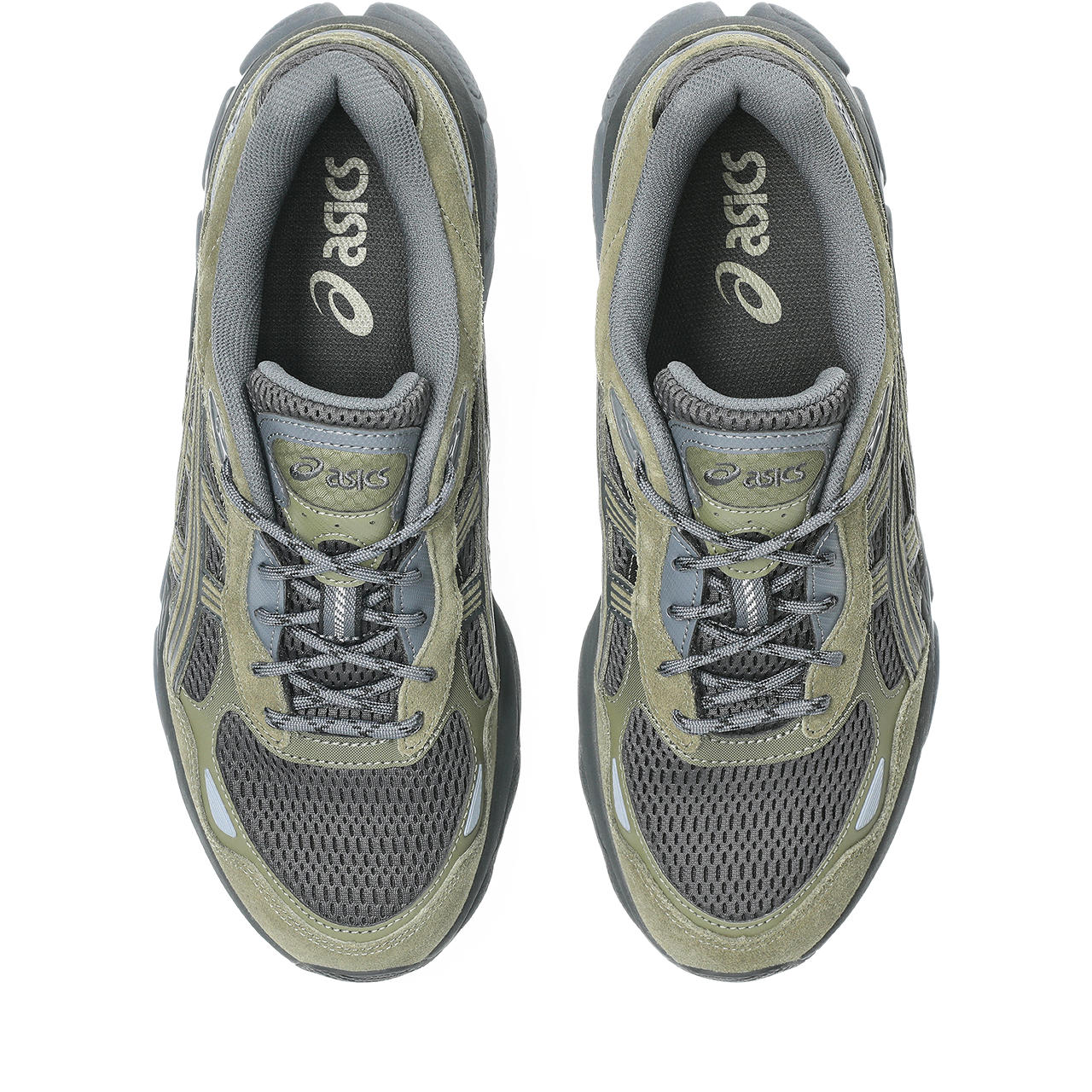 Asics Gel NYC 2.0 Graphite Grey Loden Green vue d'en haut