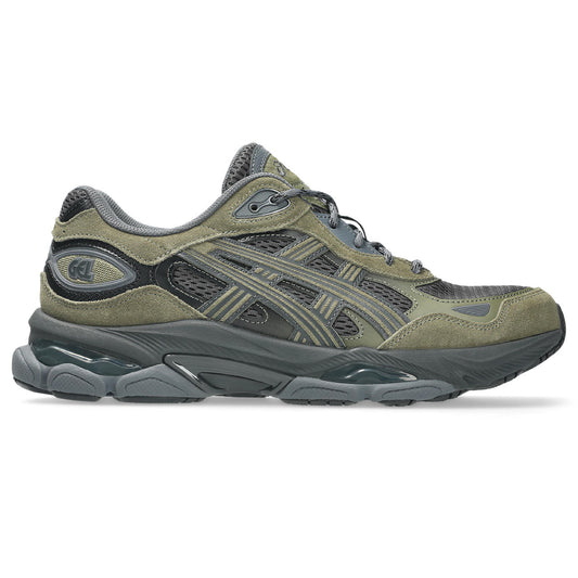 Asics Gel NYC 2.0 Graphite Grey Loden Green vue de profil