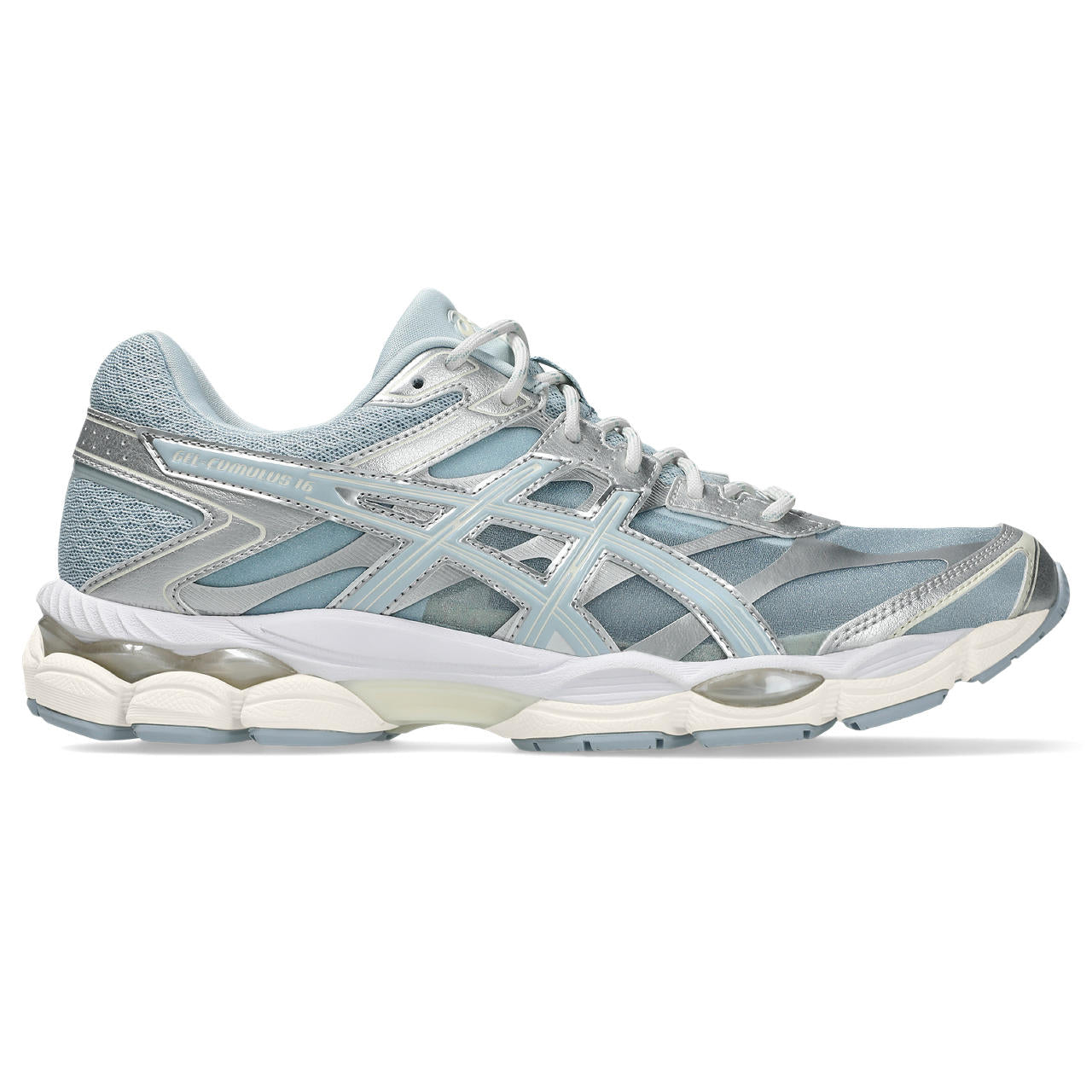 Asics GEL Cumulus 16 Storm Cloud Pure Silver vue de profil