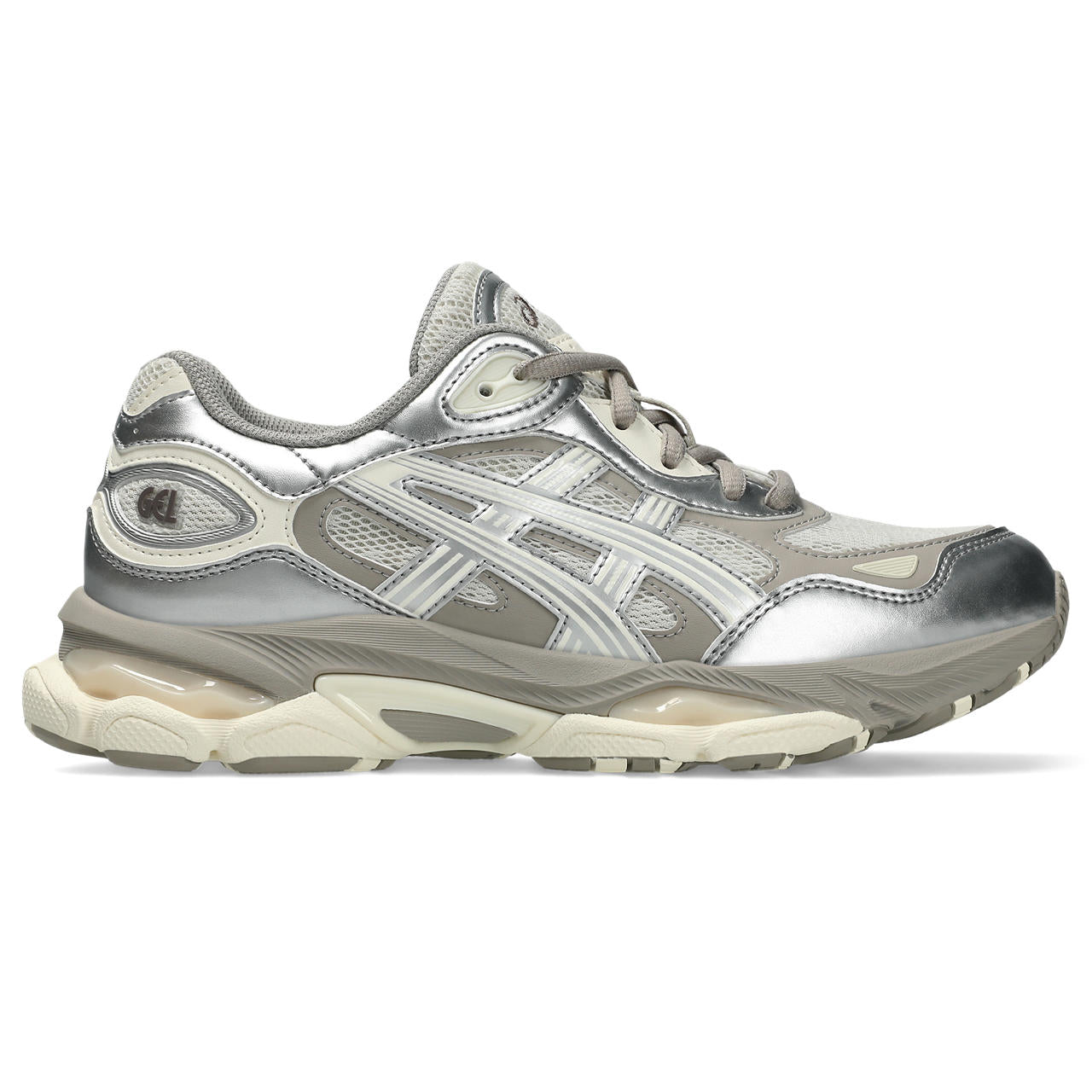 Asics Gel NYC 2.0 Smoke Grey Pure Silver vue de profil