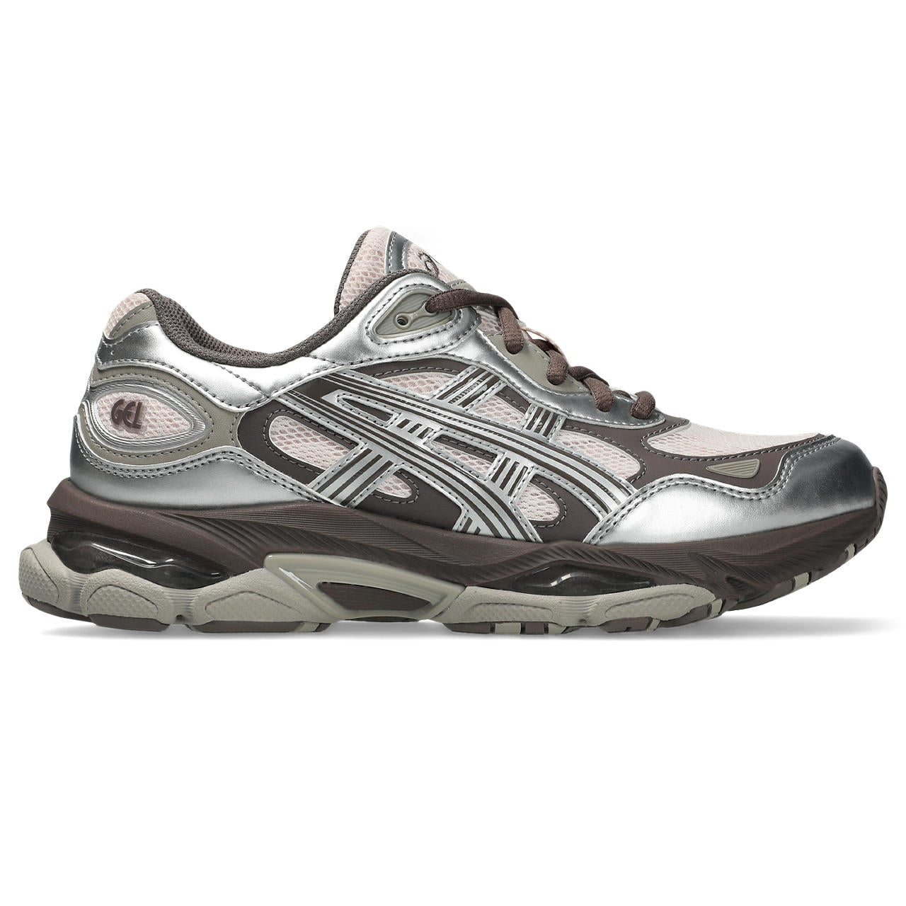 Asics Gel NYC 2.0 Pink Cloud Pure Silver vue de profil