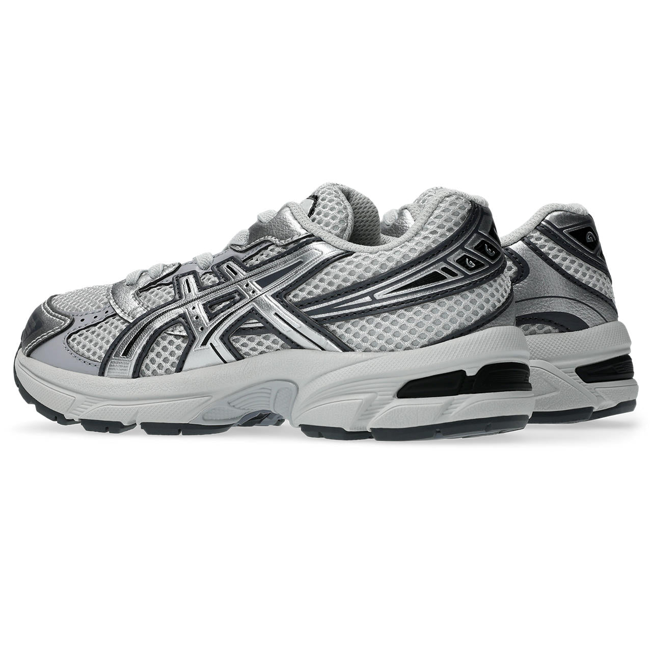 Asics Gel 1130 PS Glacier Grey / Pure Silver vue de profil de dos