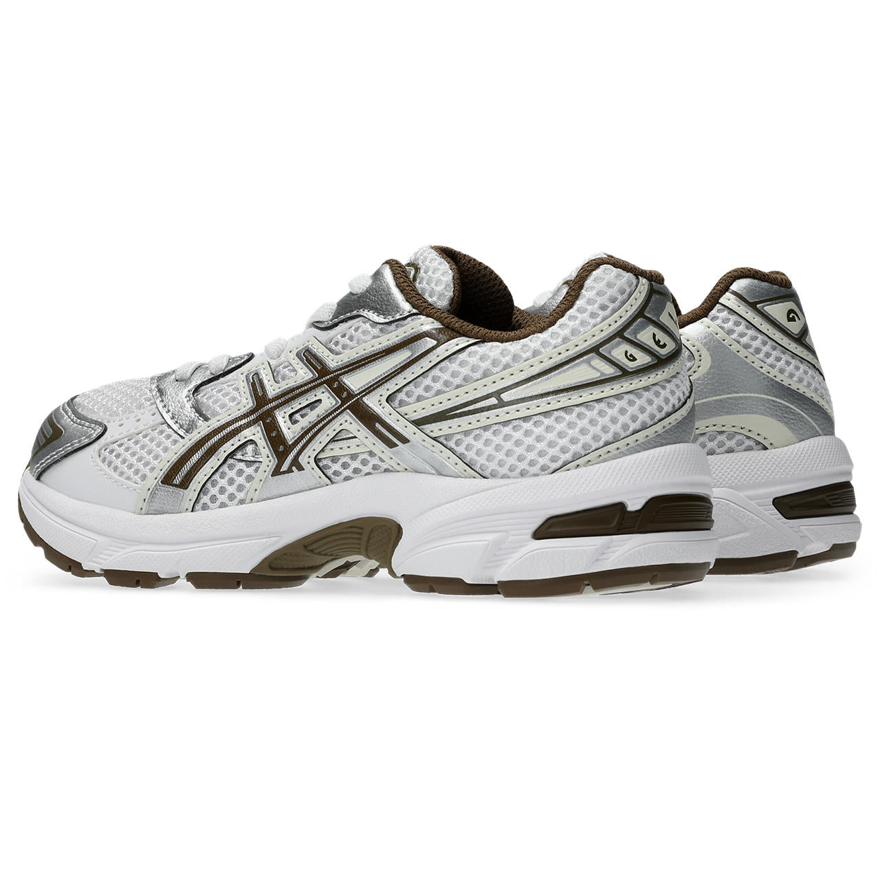Asics Gel 1130 PS White / Clay Canyon vue de biais de dos