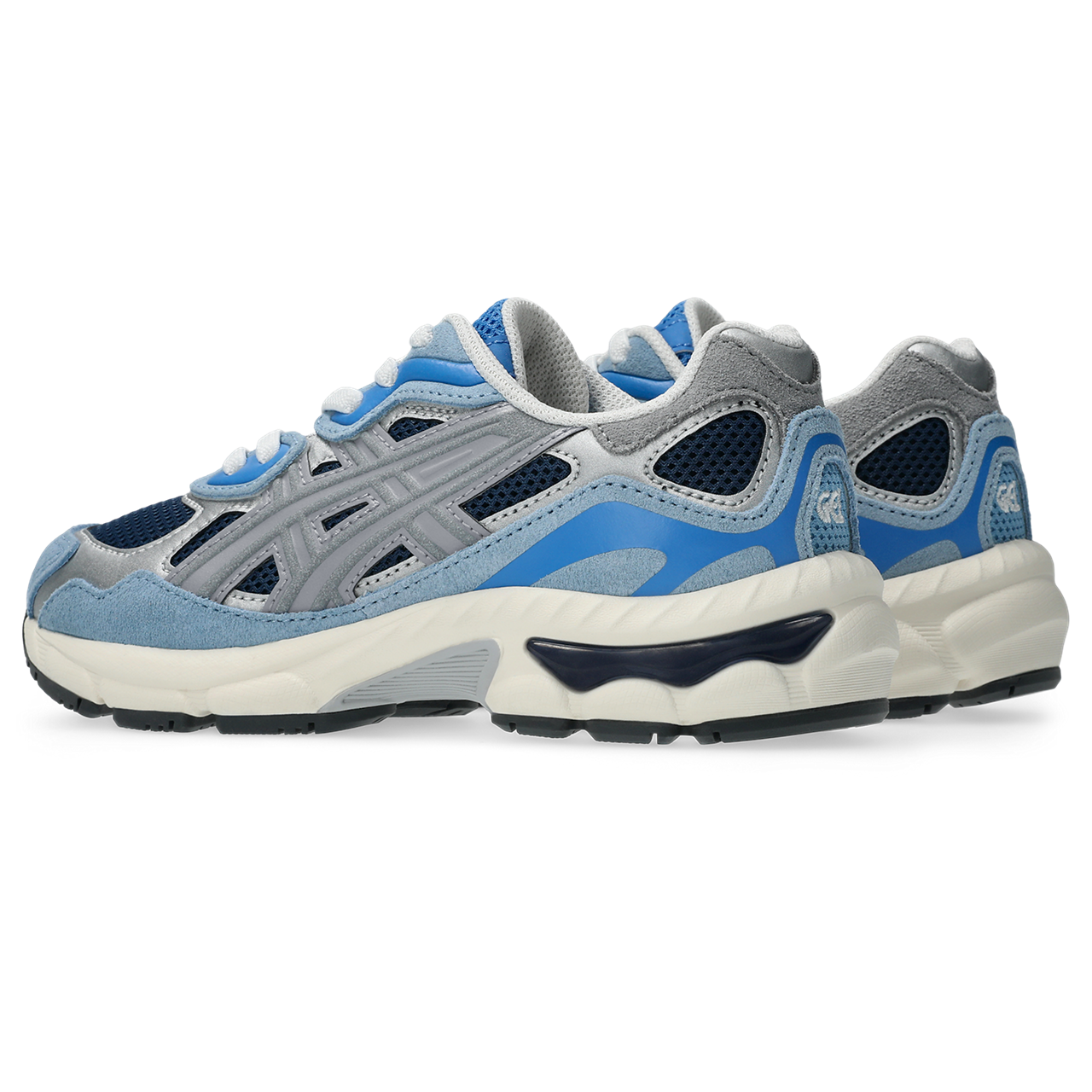 Asics GEL NYC PS Independence Blue / Gravel vue de biais de dos