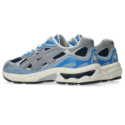 Asics GEL NYC PS Independence Blue / Gravel vue de biais de dos