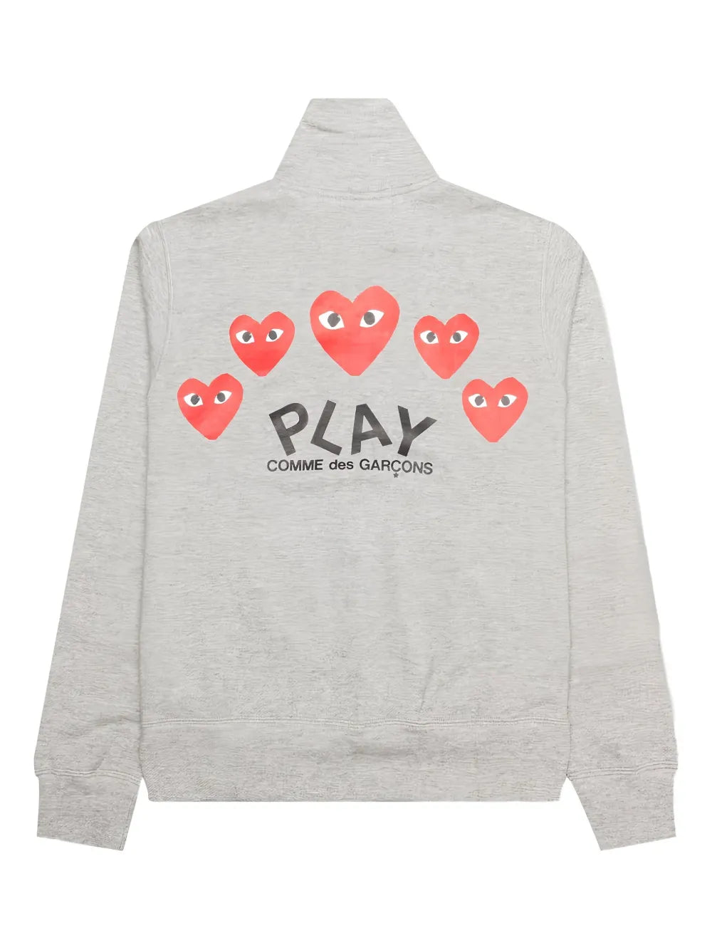 CDG Play Sweat Zippé Col montant