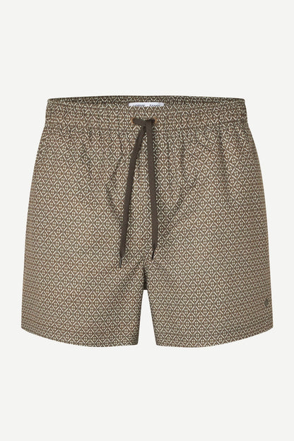 Samsoe Samsoe Moses Swimshort Brown Tile vue de face