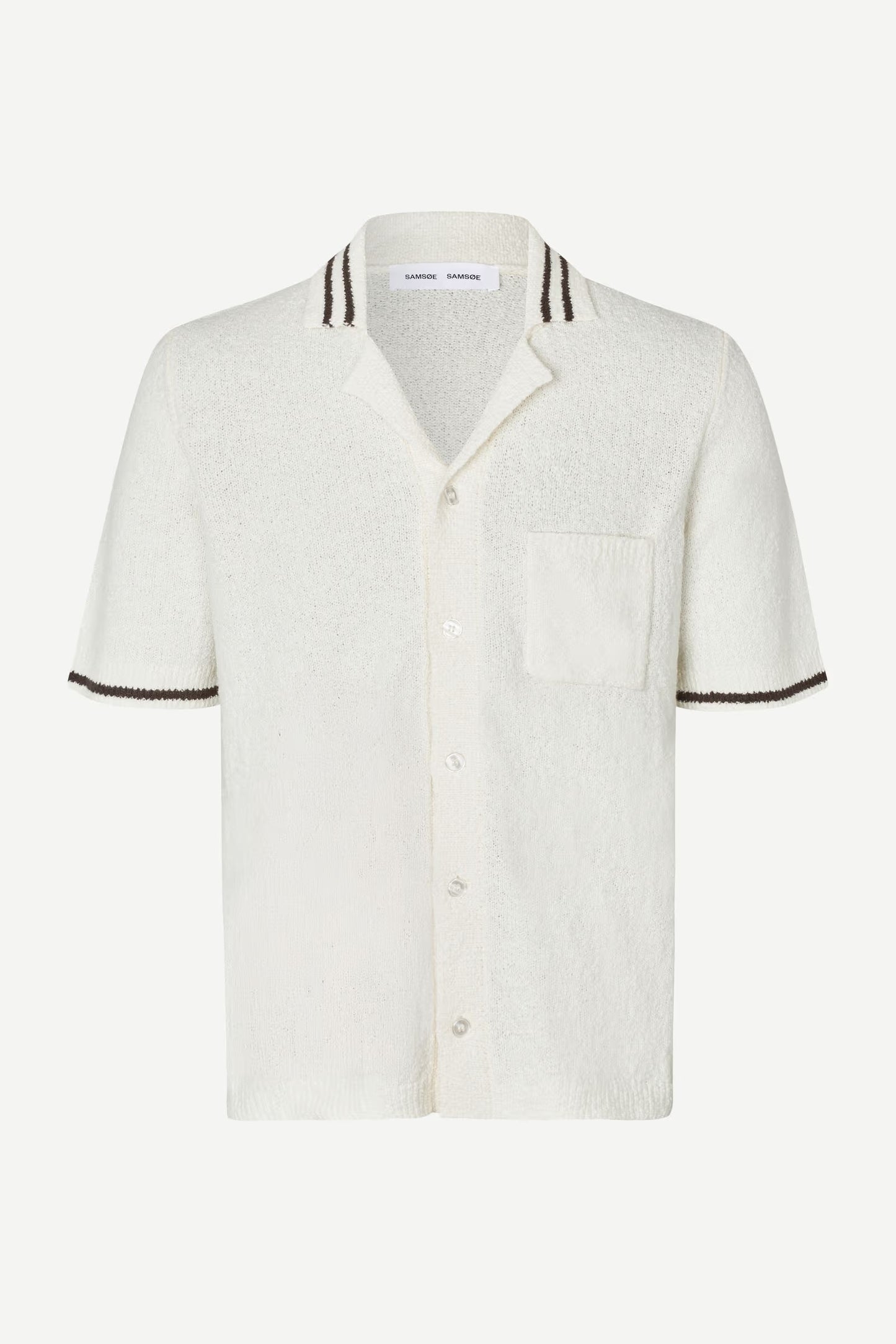 Samsoe Samsoe Sapedro Shirt Clear Cream vue de face