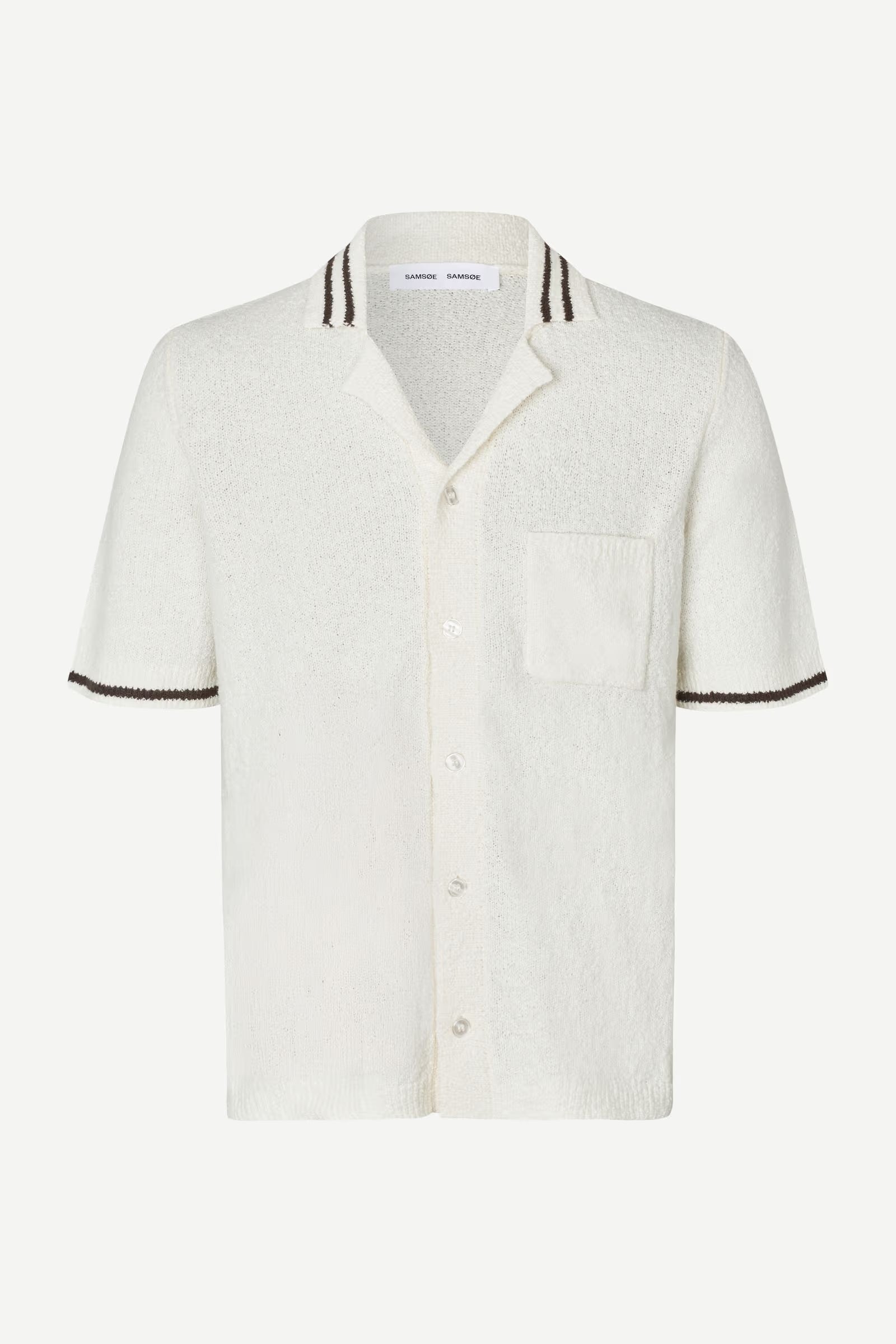 Samsoe Samsoe Sapedro Shirt Clear Cream vue de face
