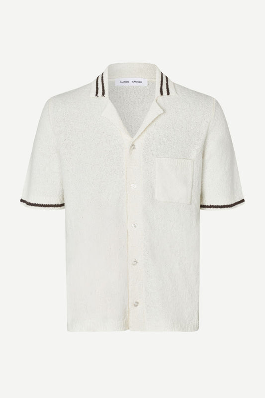 Samsoe Samsoe Sapedro Shirt Clear Cream vue de face