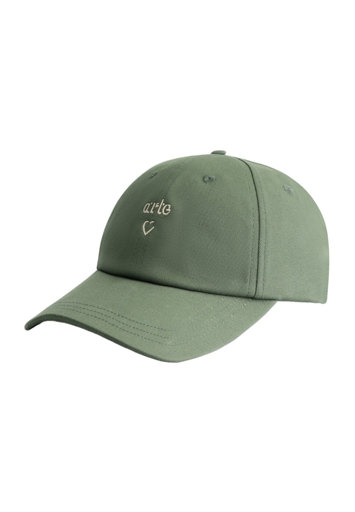 Arte Heart Logo Cap Kaki