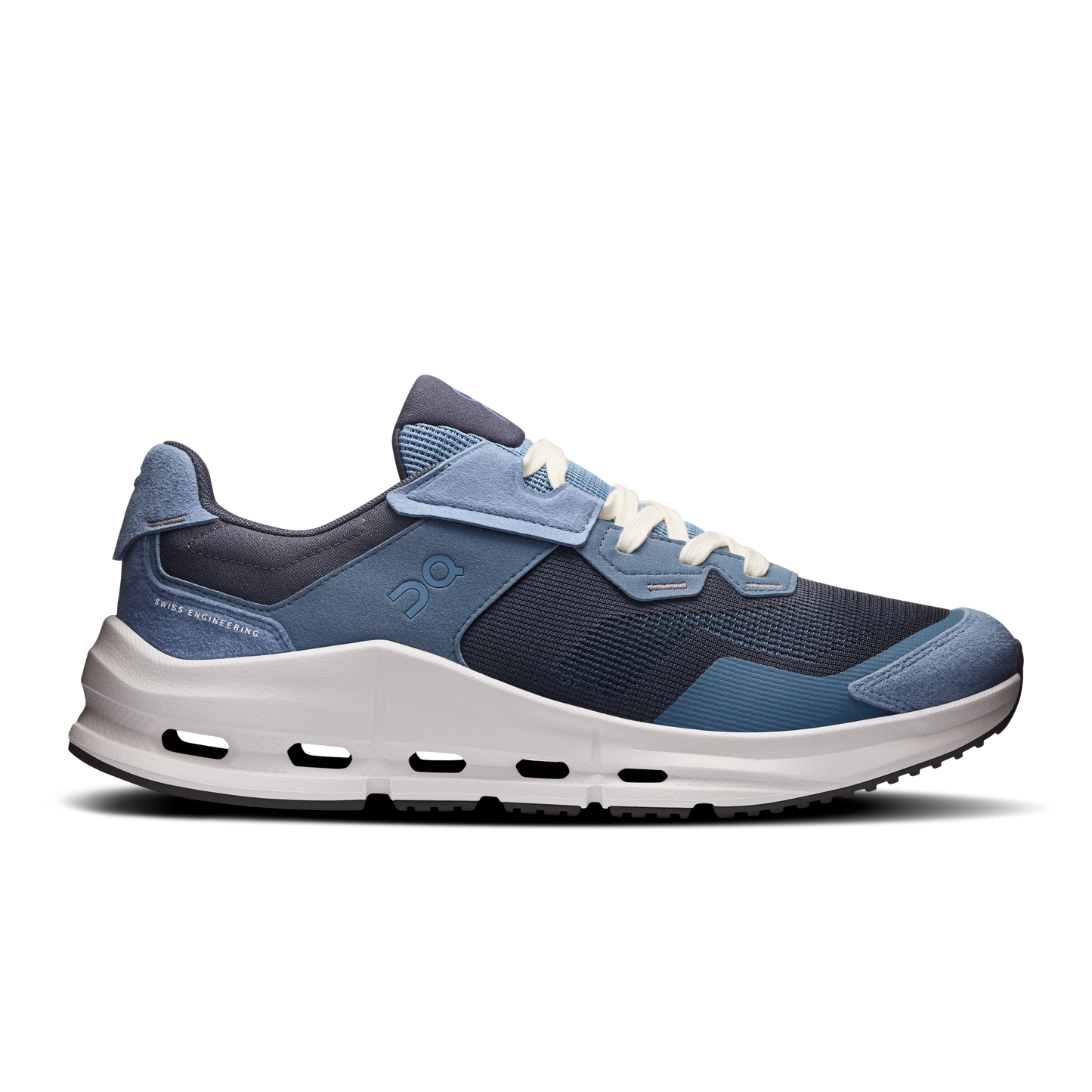 On Running Cloudnova Rift Steel / Navy vue de profil
