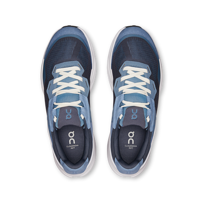 On Running Cloudnova Rift Steel / Navy vue d'en haut
