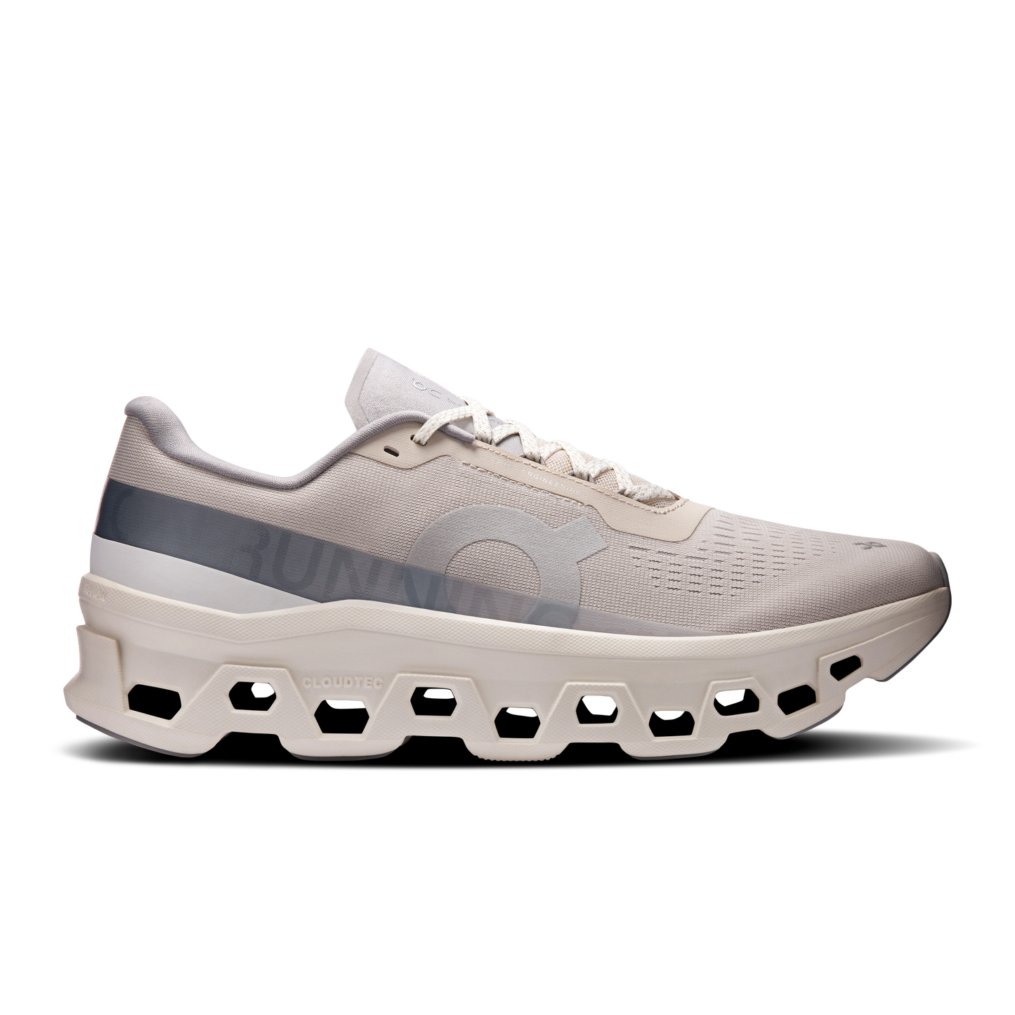ON Running Coudmonster Pearl / Ivory vue de profil