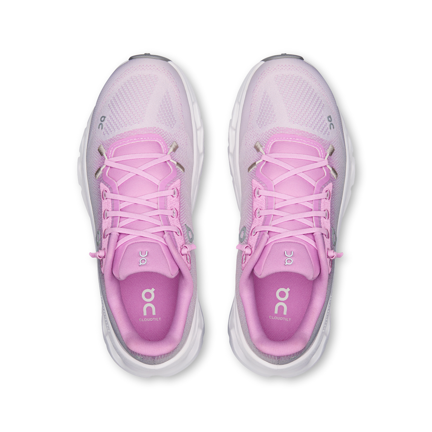 On Running Cloudtilt Bloom / Sakura vue d'en haut