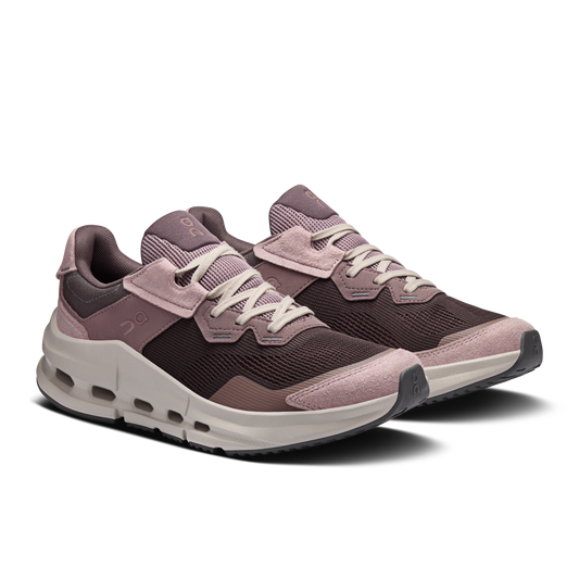 On Running Cloudnova Rift Pebble / Grape vue de biais