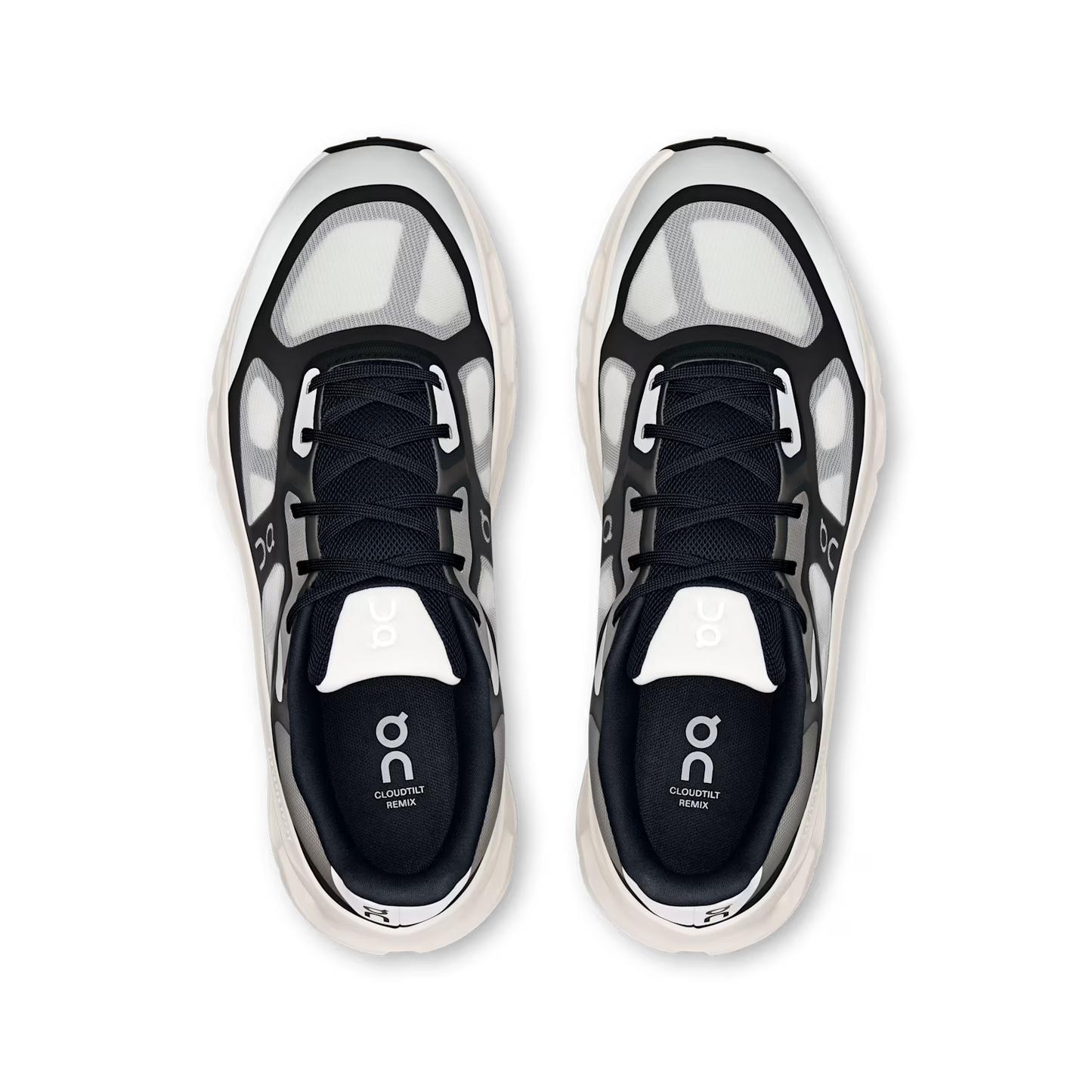 ON Running Cloudtilt Remix Black / Ivory d'en haut