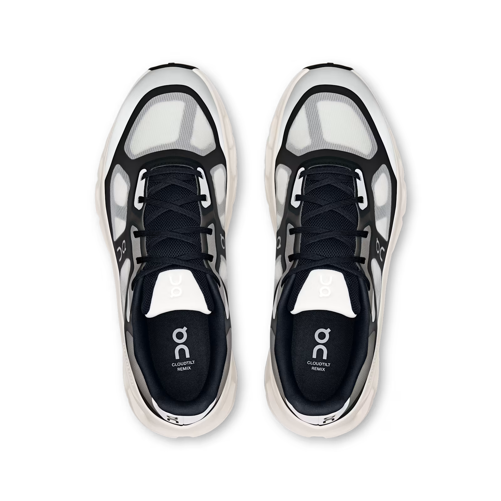 ON Running Cloudtilt Remix Black / Ivory d'en haut