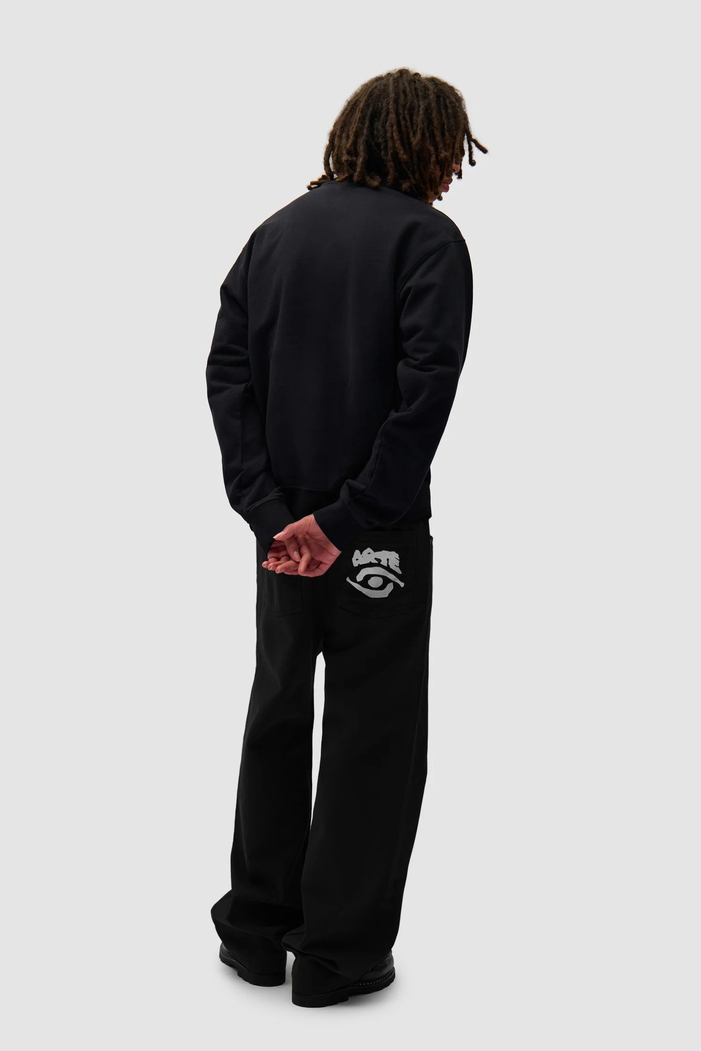 Arte Back Pocket Pants Black