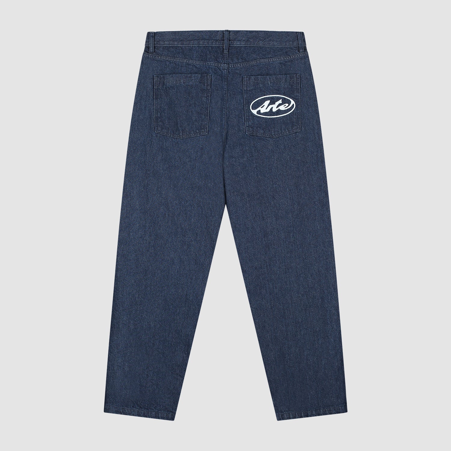 Arte Circle Logo Pocket Pants Raw Denim derriere