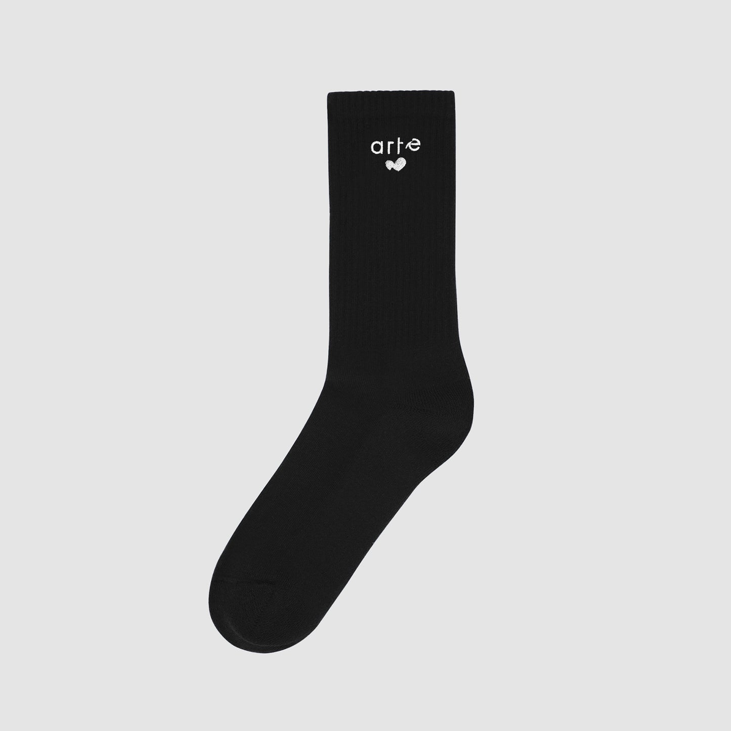 Arte Heart Socks Black