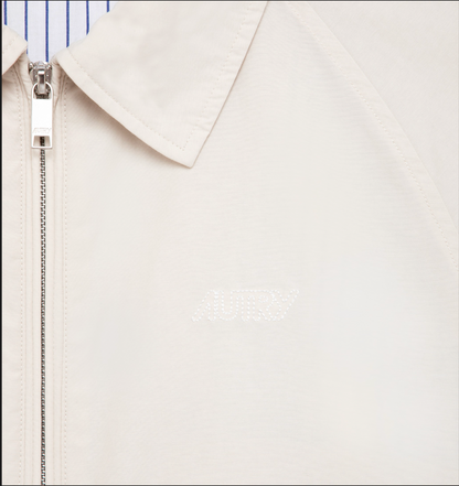 Autry Veste Beige 011J vue détails zip