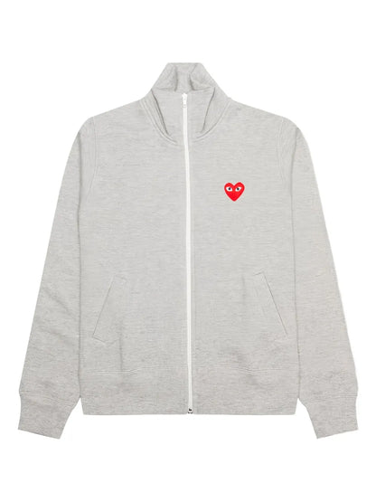 CDG Play Sweat Zippé Col montant 