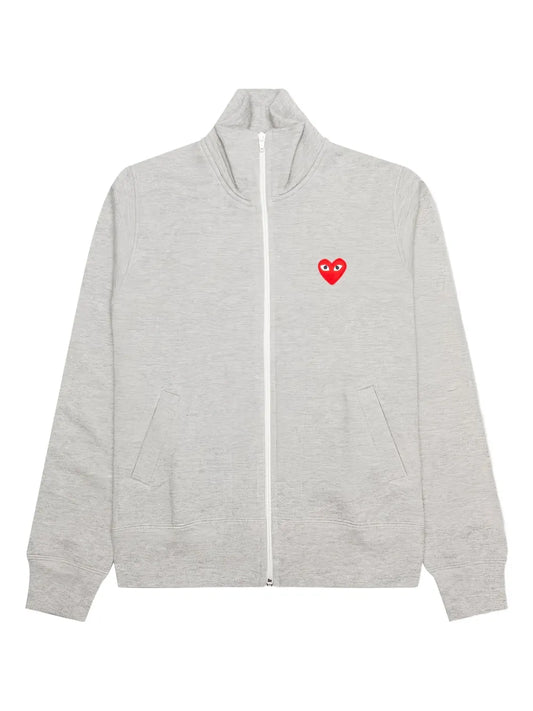 CDG Play Sweat Zippé Col montant 