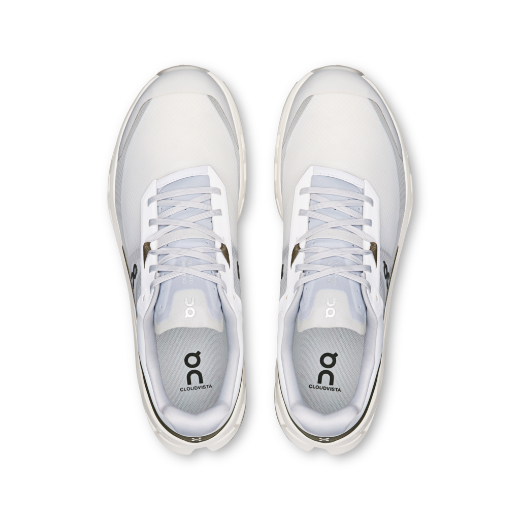 On Running Cloudvista 2 Ivory / Olive vue de haut