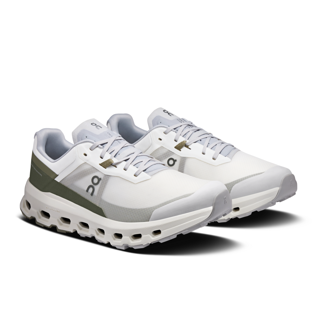 On Running Cloudvista 2 Ivory / Olive vue de biais