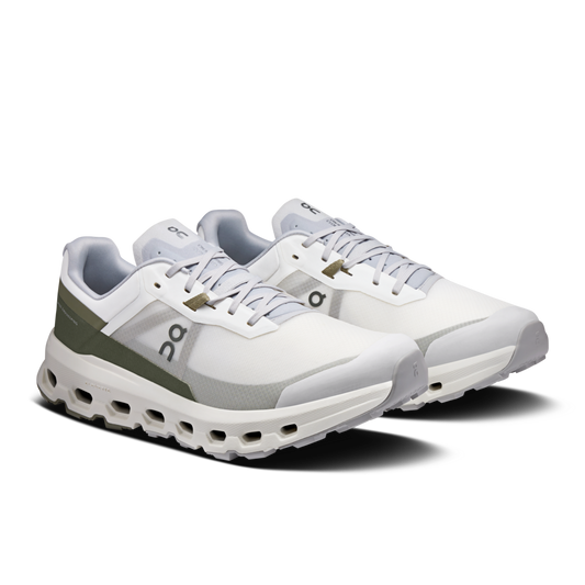 On Running Cloudvista 2 Ivory / Olive vue de biais