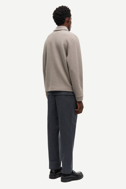 Samsoe Samsoe Hannes Full Zip Elephant Skin