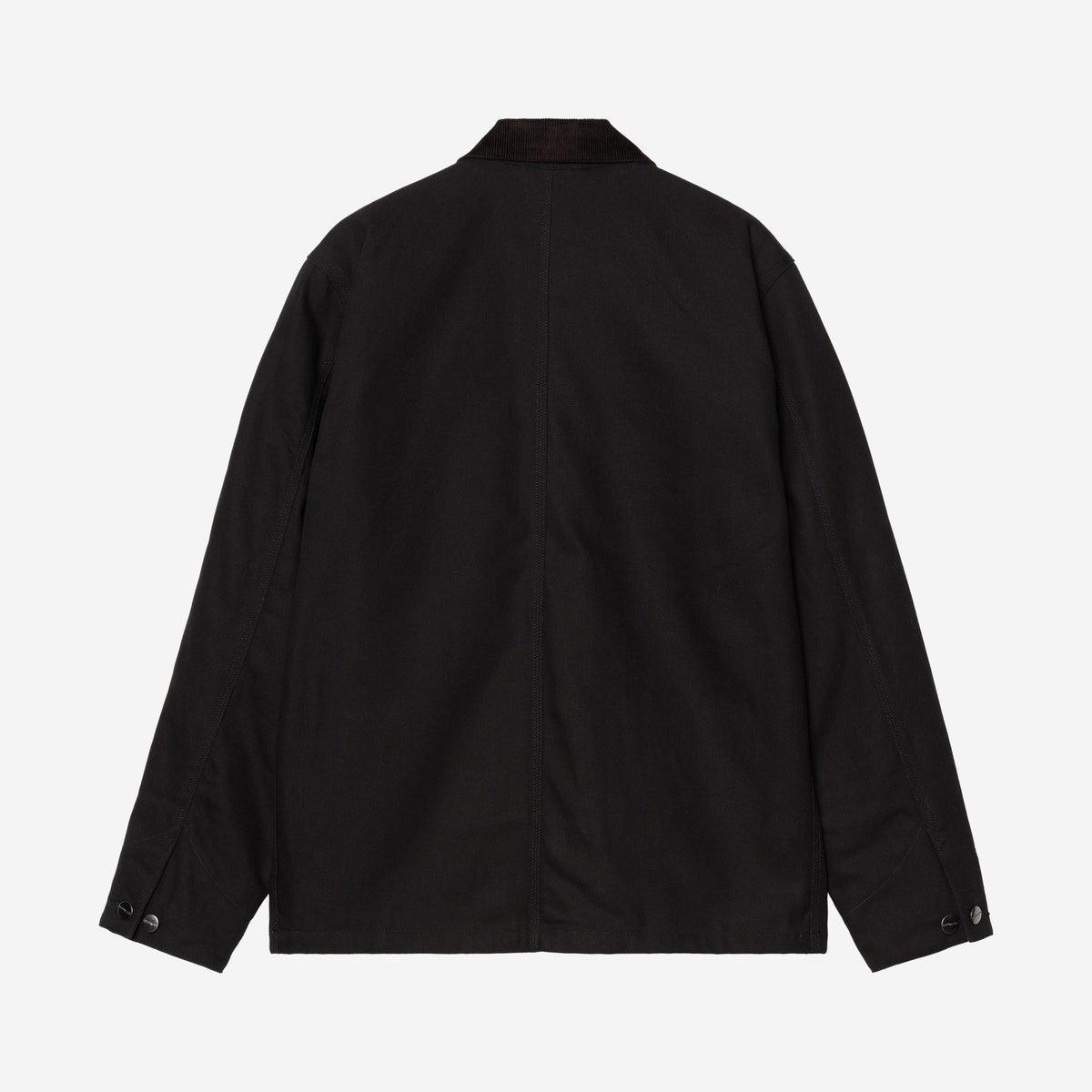 Carhartt WIP Michigan Coat Black/Black, à plat, vue de dos