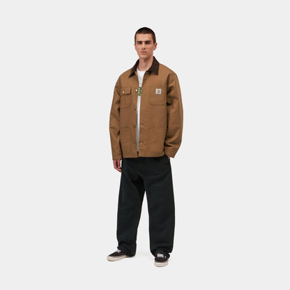 Carhartt WIP Michigan Coat Hamilton Brown/Tobacco, porté