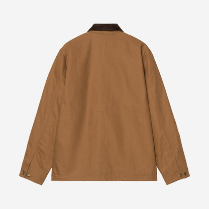 Carhartt WIP Michigan Coat Hamilton Brown/Tobacco, à plat, vue de dos