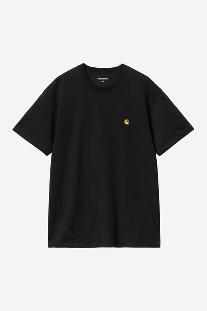 Carhartt WIP Chase Tshirt Black vue de face