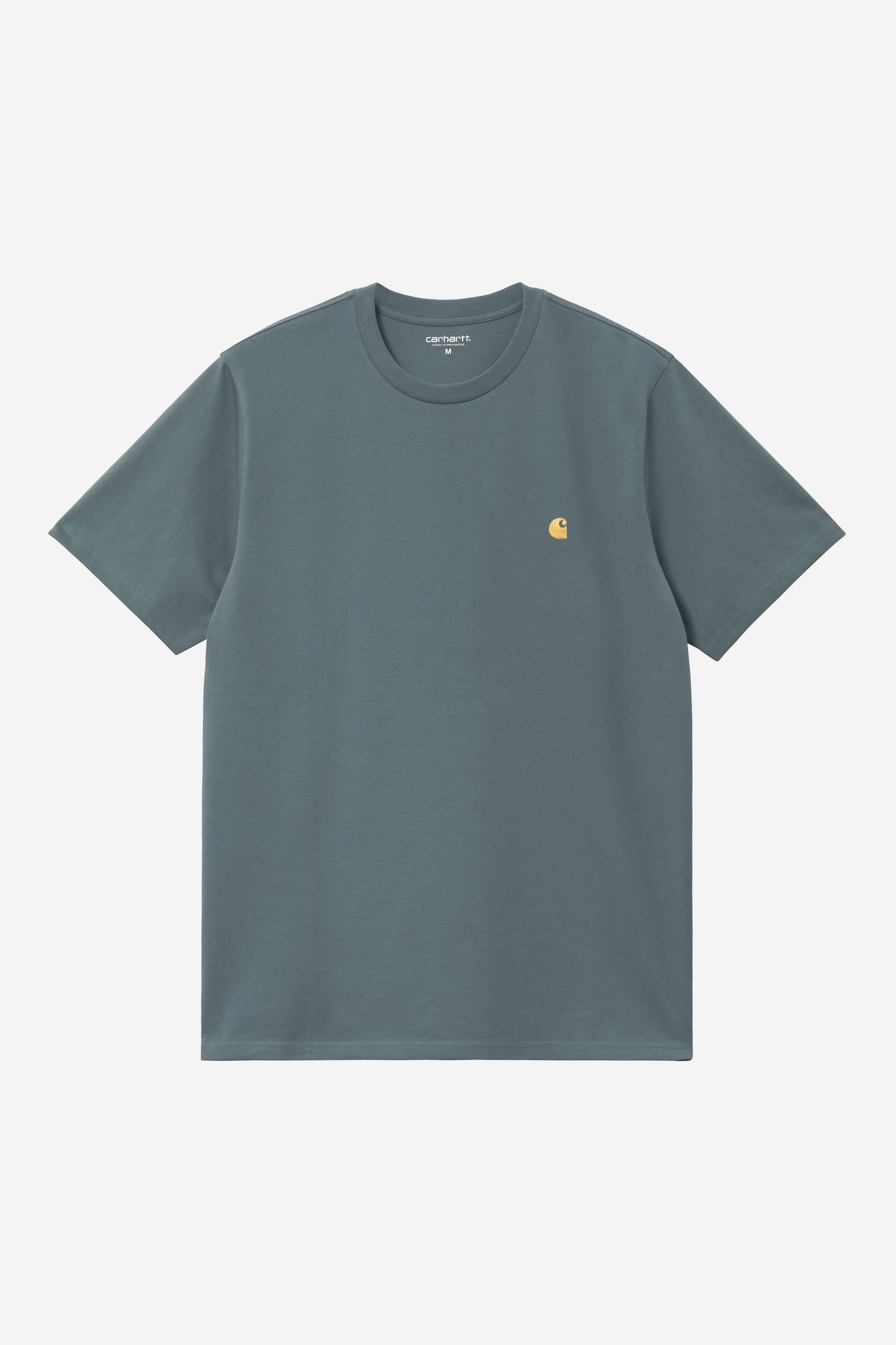 Carhartt WIP Chase Tshirt Cozy Blue VUE DE FACE