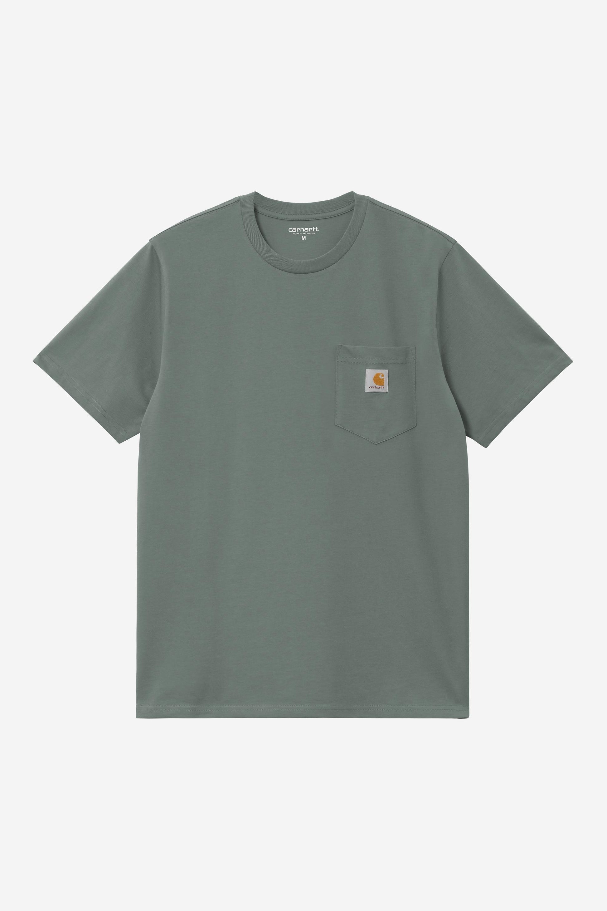 Carhartt WIP Pocket Tshirt Velvet Green vue de face