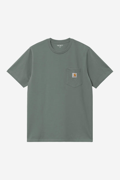 Carhartt WIP Pocket Tshirt Velvet Green vue de face