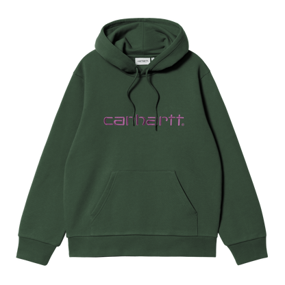 Carhartt WIP Hooded Carhartt Sweatshirt Sycamore Tree/Phlox