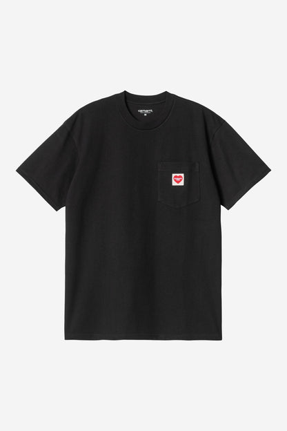 Carhartt WIP Pocket Heart Tshirt Black