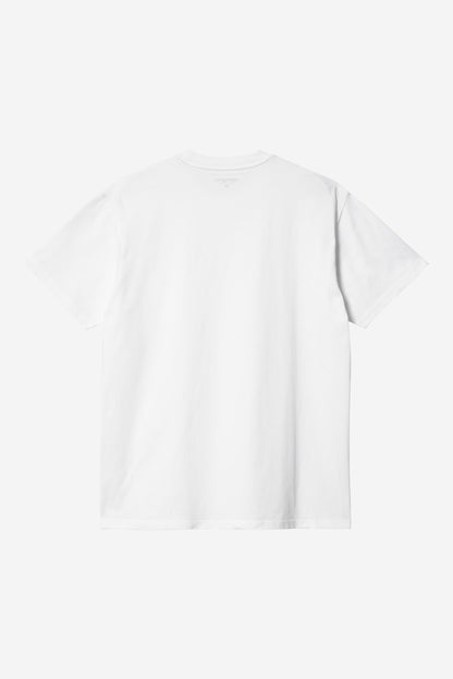 Carhartt WIP Pocket Heart Tshirt White vue de dos