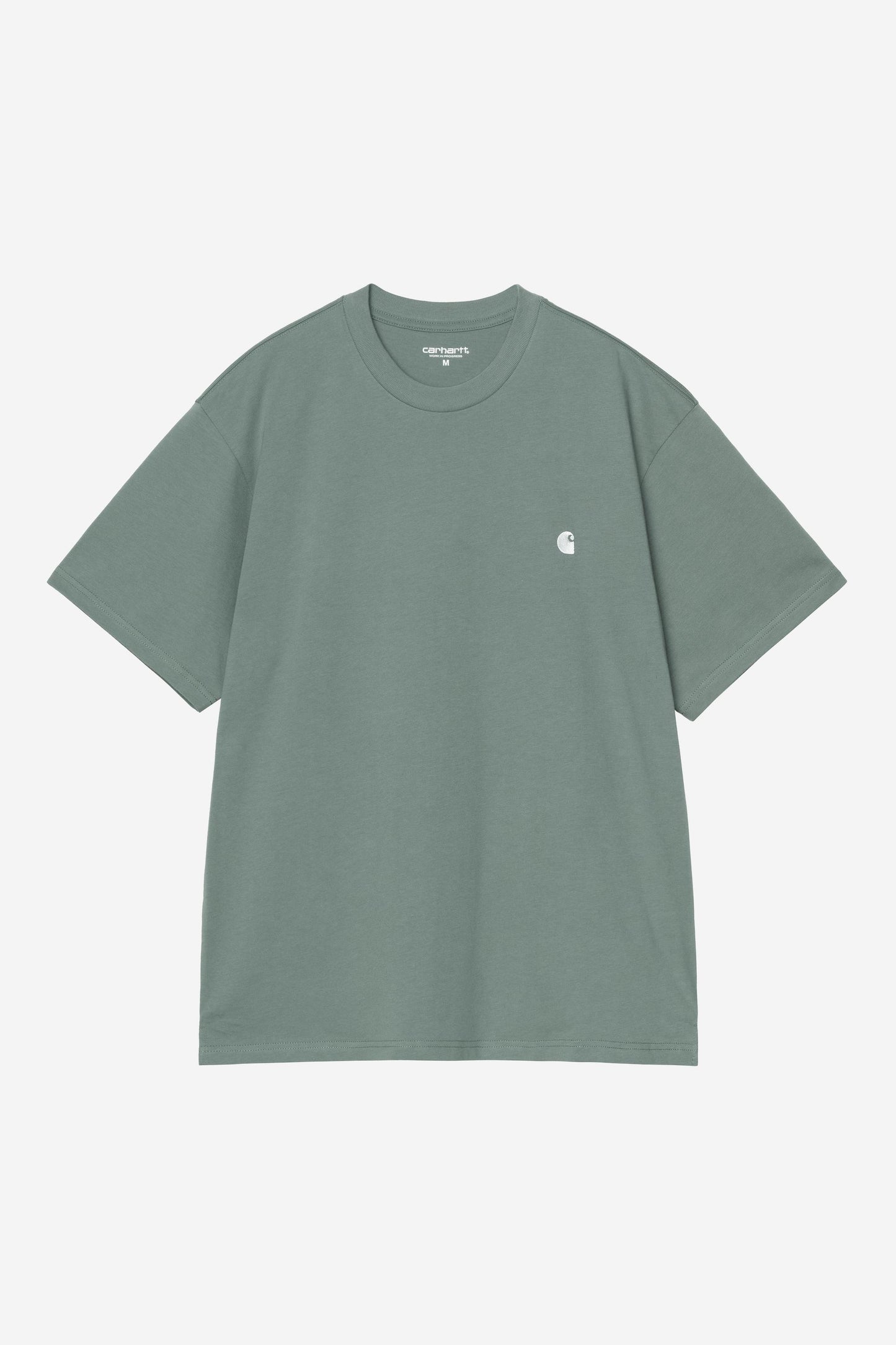 Carhartt WIP Madison Tshirt Velvet Green vue de face