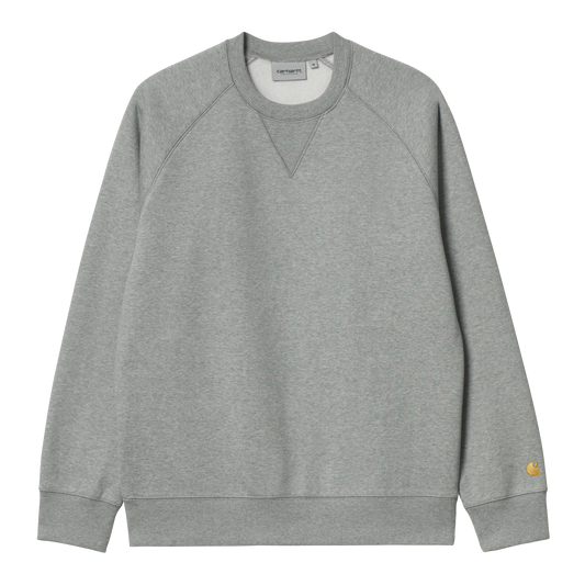 Carhartt WIP Chase Sweatshirt Grey Heather/Gold