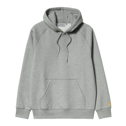 Carhartt WIP Hooded Chase Sweatshirt Grey Heather/Gold