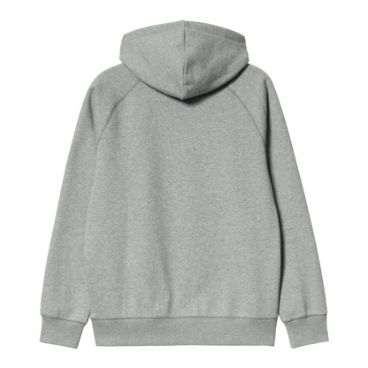 Carhartt WIP Hooded Chase Sweatshirt Grey Heather/Gold