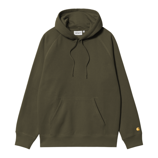 Carhartt WIP Hooded Chase Sweatshirt Olive/Gold