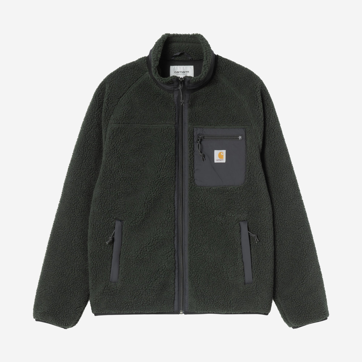 Carhartt WIP Prentis Liner Raven/Black, à plat, vue de face
